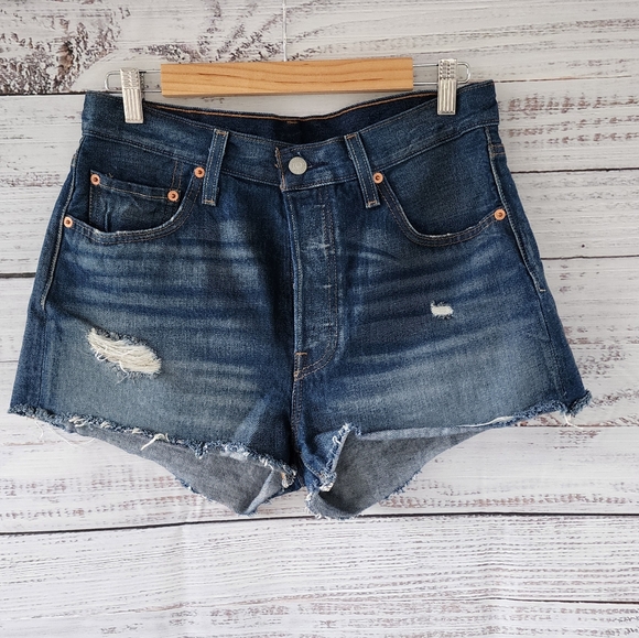 Levi's 501 denim shorts size 29 - Picture 10 of 10